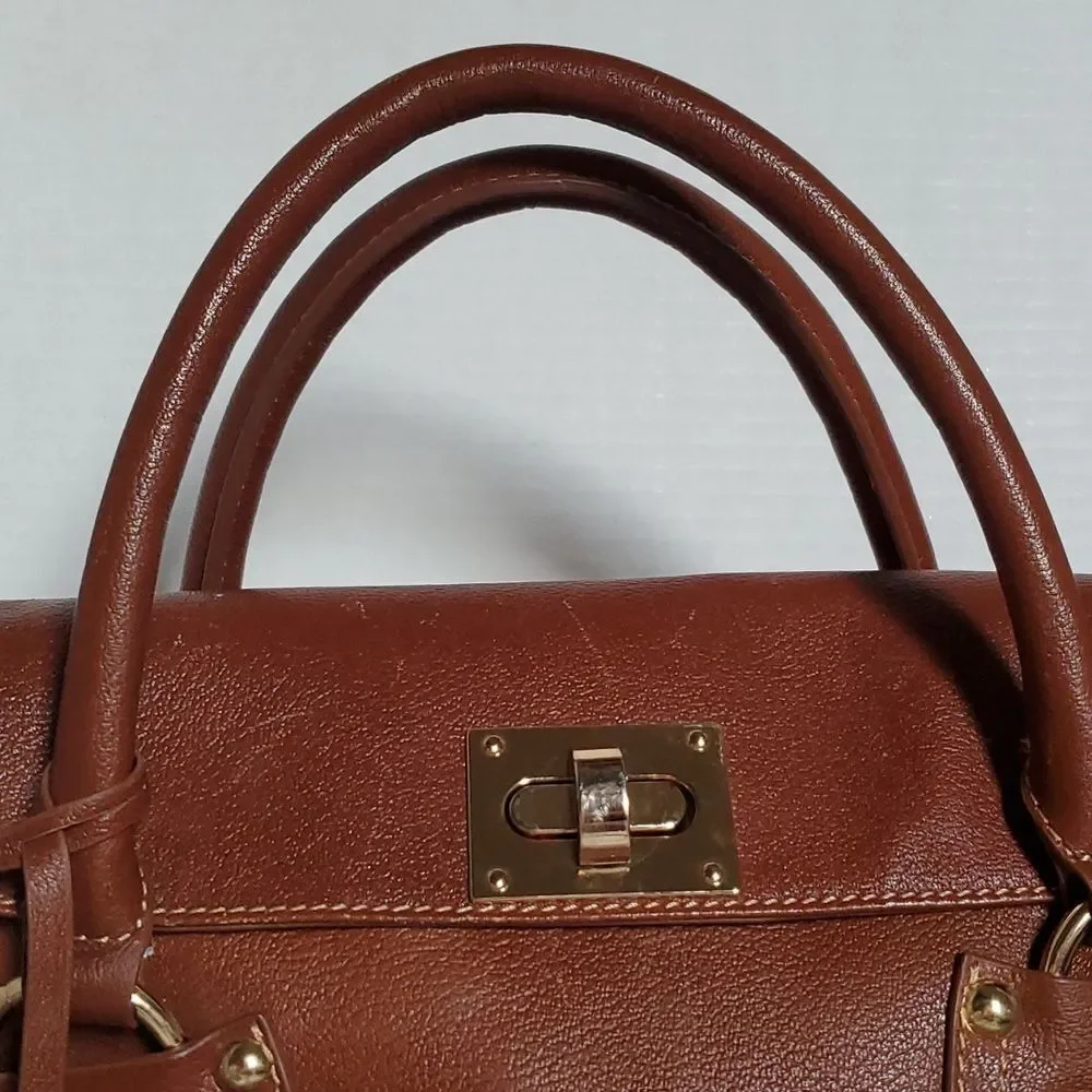 Charlie Lapson Top Handle Bag Satchel Shoulder Lucia Leather Women's Woman's